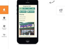 Tablet Screenshot of designingdish.com